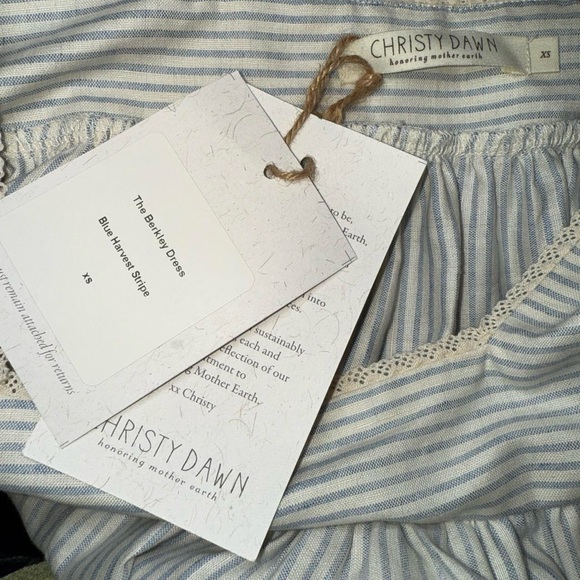Christy Dawn The Berkley Dress in Blue Harvest Stripe Size XS NWT - Picture 11 of 11